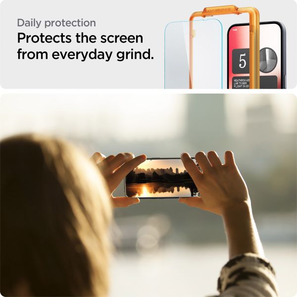 Spigen GLAStR Fit Displayschutzfolie 2er-Pack + Applicator Nothing Phone (2a) / (2a) Plus