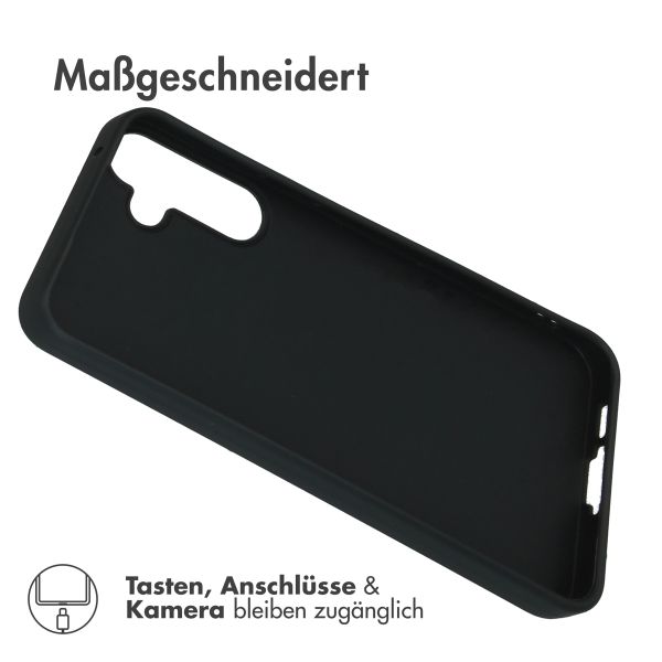 Accezz Color TPU Hülle Samsung Galaxy A55 - Schwarz