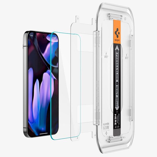 Spigen GLAStR Fit Displayschutzfolie 2er-Pack + Applicator Google Pixel 9 Pro XL / 10 Pro XL