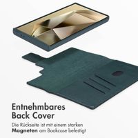 Accezz 2-in-1 Klapphülle aus Leder mit MagSafe Samsung Galaxy S24 Ultra - Cedar Green