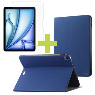 Accezz Classic Tablet Case Apple iPad 11 (2025) 11 Zoll A16 / iPad 10 (2022) 10.9 Zoll - Dunkelblau