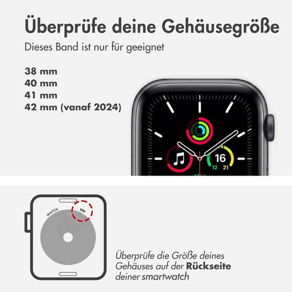 Apple Sport Armband für  Apple Watch | 38/40/41/42 mm - Größe S/M/L - Lemon Zest