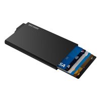 Decoded MagSafe Aluminium Cardholder - Black