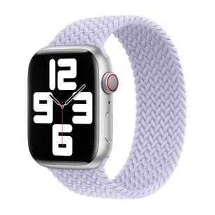 Apple Geflochtenes Solo Loop für  Apple Watch | 38/40/41/42 mm - Größe 3 - Purple Fog