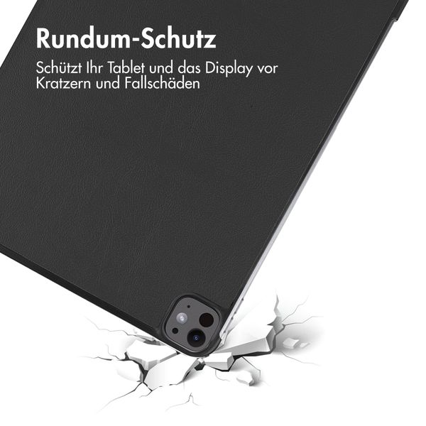 Accezz Trifold Klapphülle Apple iPad Pro 13 (2024) M4 - Schwarz