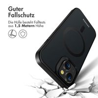 Accezz Rugged Frosted Back Cover mit MagSafe Apple iPhone 14 - Schwarz