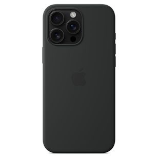 Apple Silikon-Case MagSafe Apple iPhone 16 Pro Max - Schwarz