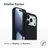 Accezz Liquid Silikoncase mit MagSafe Apple iPhone 17 Pro - Schwarz