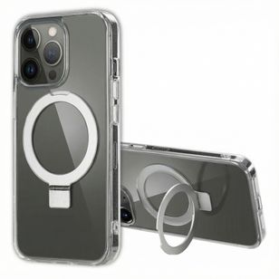 Accezz Ring Stand Backcover mit MagSafe Apple iPhone 13 Pro Max - Transparent