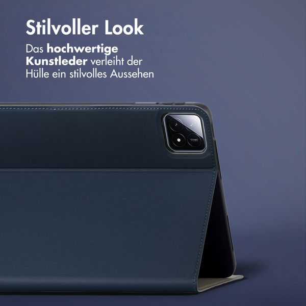Accezz Classic Klapphülle Xiaomi Pad 6S Pro 12.4 - Dunkelblau