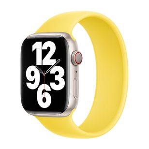 Apple Silikon Solo Loop für  Apple Watch | 38/40/41/42 mm - Größe 2 - Canary Yellow