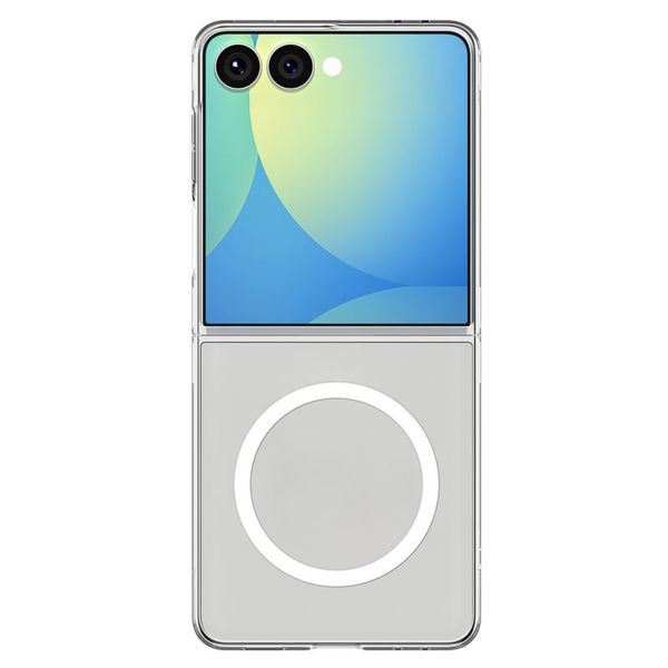 Spigen AirSkin Backcover MagSafe Samsung Galaxy Z Flip 7 - Clear / White