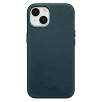 Accezz Vintage Leather Magsafe Backcover Apple iPhone 14 - Smokey Green