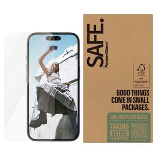 SAFE by PanzerGlass Ultra Wide-Fit Displayschutz in Originalverpackung Apple iPhone 16 / 15
