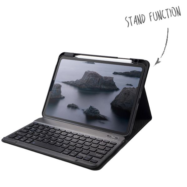 Accezz Bluetooth Keyboard Klapphülle Apple iPad Pro 11 (2025) M5 / (2024) M4 - QWERTY / NL - Schwarz