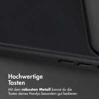 Accezz MagSafe Leather Backcover Apple iPhone 17 Pro Max - Onyx Black