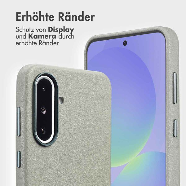 Accezz 2-in-1 Klapphülle aus Leder mit MagSafe Samsung Galaxy A36 / A56 - Light Grey