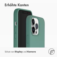 Accezz Liquid Silikoncase mit MagSafe Apple iPhone 13 Pro - Dunkelgrün