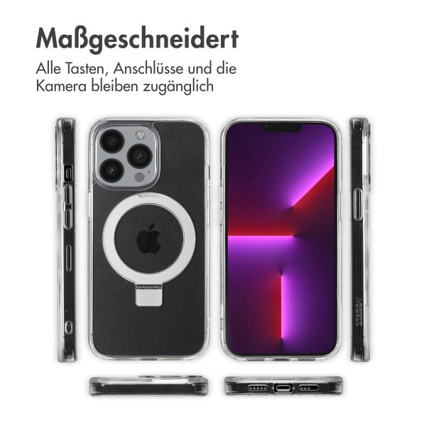 Accezz Ring Stand Backcover mit MagSafe Apple iPhone 13 Pro - Transparent