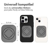 Accezz EasyLock Handyhalterung Auto - Inklusive Hülle für das Apple iPhone 15 Pro - Lüftungsgitter -  360 Grad drehbar - Schwarz
