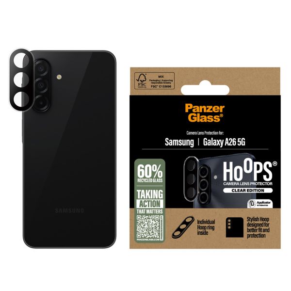 PanzerGlass Hoops Optic Rings Kameraschutz Samsung Galaxy A26 - Transparent