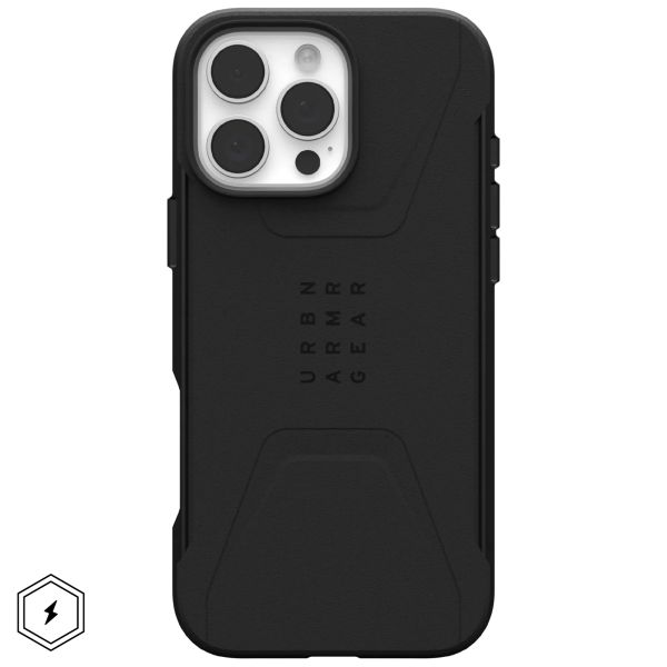 UAG Civilian Backcover MagSafe Apple iPhone 16 Pro Max - Schwarz
