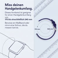 Accezz Mattes Titanstahlarmband -   Garmin 22 mm Anschluss - Titanium