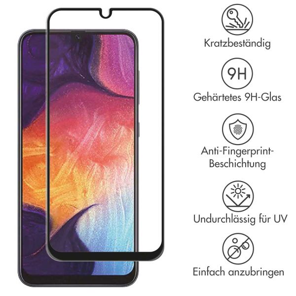 Accezz Full Cover Screen Protector aus gehärtetem Glas Samsung Galaxy A50 / A30s / M31