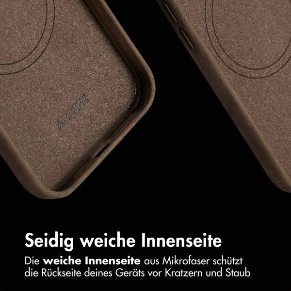 Accezz Vintage Leather Magsafe Backcover Apple iPhone 14 - Rustic Brown