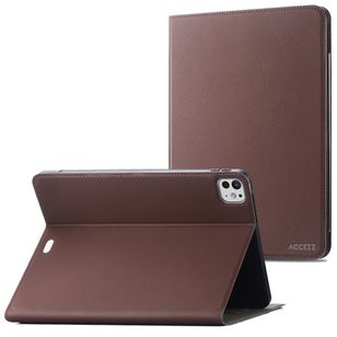 Accezz Classic Klapphülle Apple iPad Pro 11 (2025) M5 / (2024) M4 - Braun