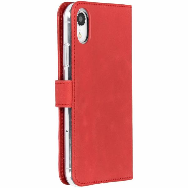 Selencia Echtleder Klapphülle Apple iPhone Xr - Rot