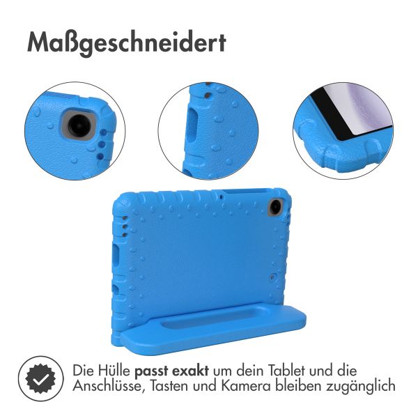 Accezz SchutzHülle mit Handgriff kindersicher Samsung Galaxy Tab A11 / A9 8.7 Zoll - Blau