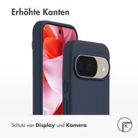 Accezz Liquid Silikoncase Google Pixel 11 / 11 Pro / 10 / 10 Pro - Dunkelblau