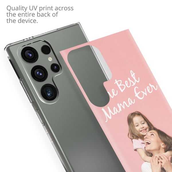 Gestalte deine eigene Clear Case Samsung Galaxy S24 Ultra - Transparent