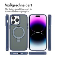 Accezz Ring Stand Backcover mit MagSafe Apple iPhone 14 Pro Max - Blau