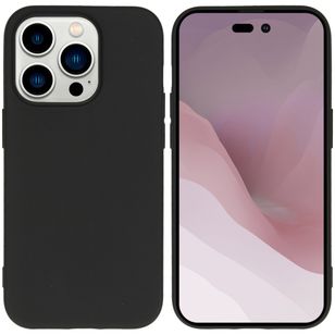Accezz Color TPU Hülle Apple iPhone 14 Pro - Schwarz