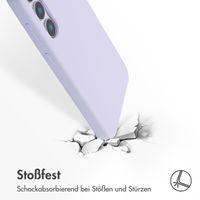 Accezz Liquid Silikoncase Samsung Galaxy S25 Plus - Violett