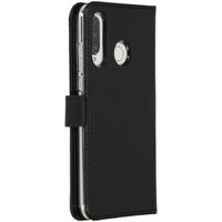 Selencia Echtleder Klapphülle Huawei P30 Lite - Schwarz