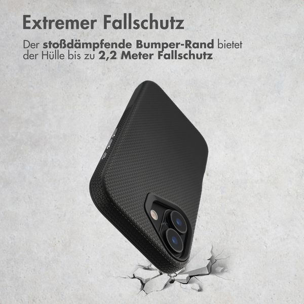 Accezz Tough Back Cover mit MagSafe Apple iPhone 16 - Schwarz