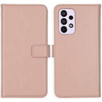 Selencia Echtleder Klapphülle Samsung Galaxy A33 - Dusty Pink