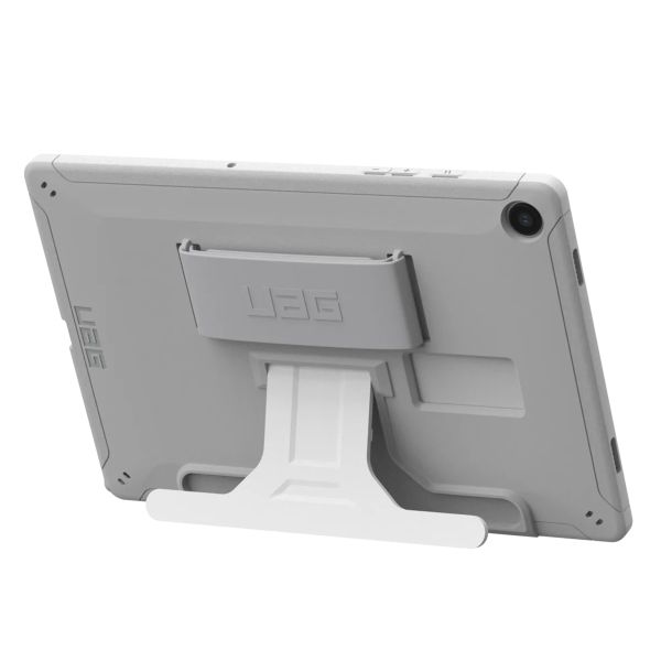 UAG Scout Healthcare backcover mit Ständer und Strap Samsung Galaxy Tab A9 Plus - Weiß / Grau