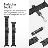 Accezz Mattes Titanstahlarmband für Samsung Galaxy Watch Ultra 2 (2026) / Ultra (2024/2025) - Schwarz