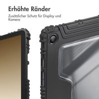 Accezz Rugged Trifold Klapphülle Samsung Galaxy Tab A9 Plus - Schwarz
