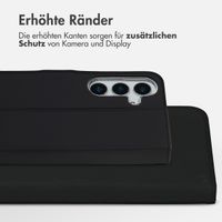 Accezz Wallet TPU Klapphülle Samsung Galaxy S25 FE - Schwarz