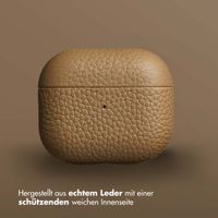 Accezz Echtleder Case  Apple Airpods 3 - Taupe