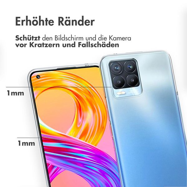 Accezz Clear TPU Backcover Realme 8 (Pro) - Transparent