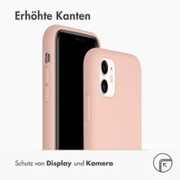 Accezz Liquid Silikoncase Apple iPhone 11 - Rosa