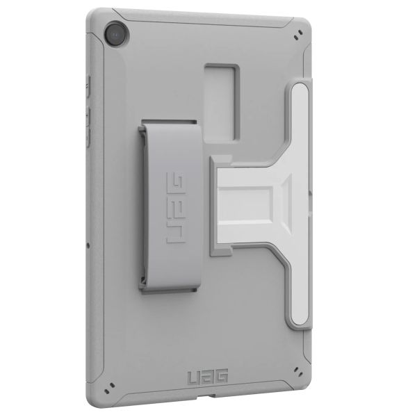 UAG Scout Healthcare backcover mit Ständer und Strap Samsung Galaxy Tab A9 Plus - Weiß / Grau