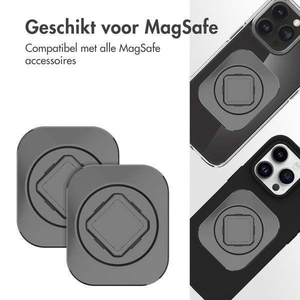 Accezz EasyLock Handyhalterung Auto - Inklusive Hülle für das Apple iPhone 14 Pro - Lüftungsgitter -  360 Grad drehbar - Schwarz