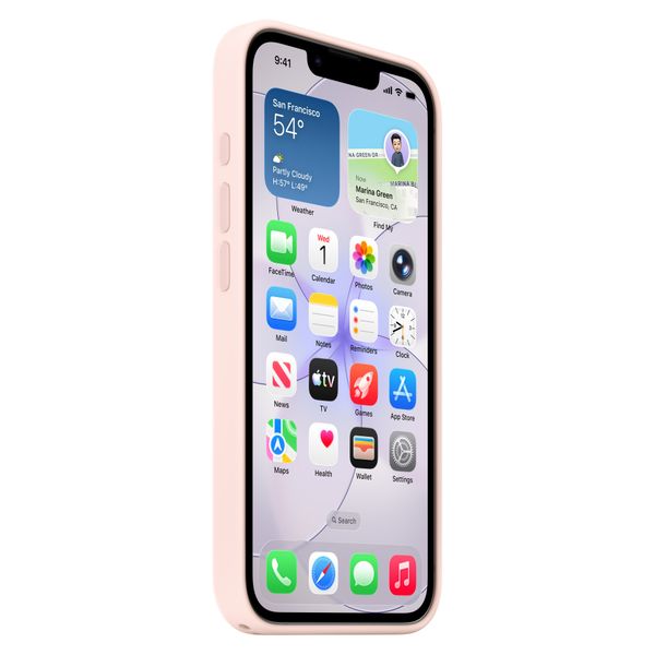 Apple Silikonhülle mit MagSafe Apple iPhone 17e - Soft Pink